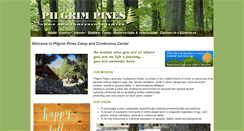 Desktop Screenshot of pilgrimpinescamp.org